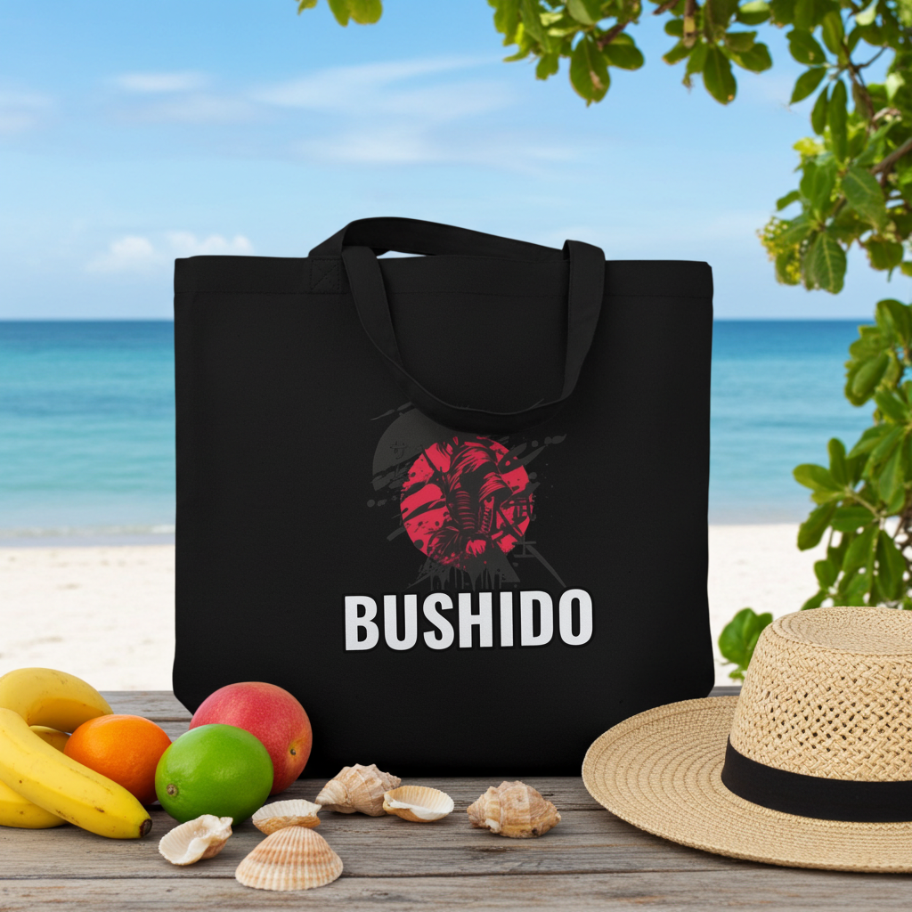 Bushido Japanese Graphic Eco Tote Bag