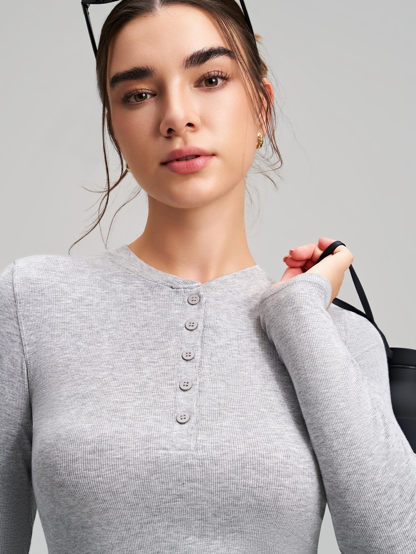 Womens Long Sleeve Yoga Top Fitness Shirt